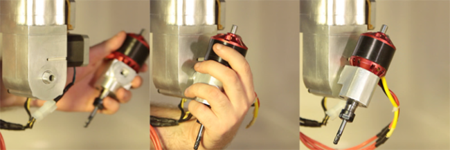 Montaggio di uno dei cinque accessori. (Foto: KickStarter)