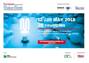 Visualizza il contenuto: 15, 16 e 17 maggio: European Maker Week 2018