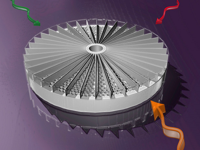 Sensore acustico stampato in 3D. (Immagine: Duke University)