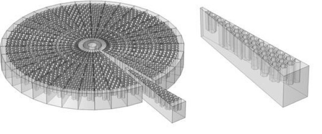 Dettaglio di una singola cavità del sensore. (Immagine: Duke University)