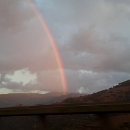 Arcobaleno in Sardegna