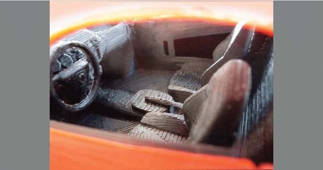 Modellino Ferrari F430.