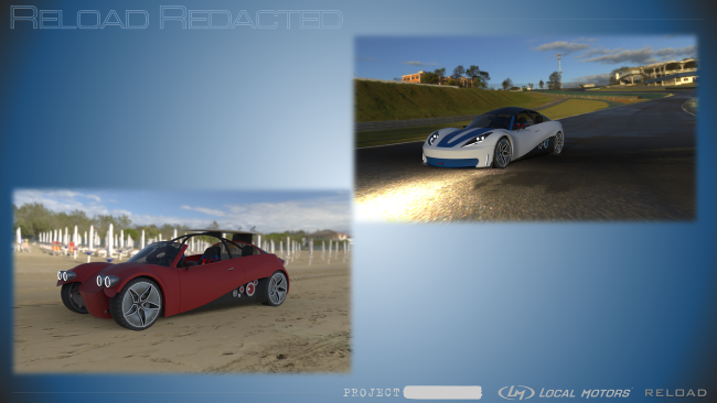 Reload Redacted, versioni Swim e Sport. (Foto: Local Motors)