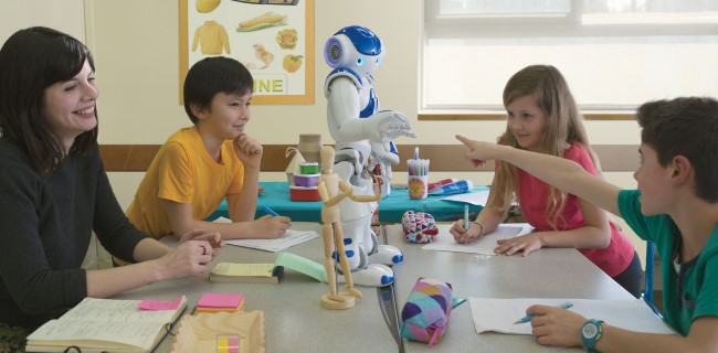 Unità di Nao usata nelle aule di scuola. (Foto: Aldebaran)