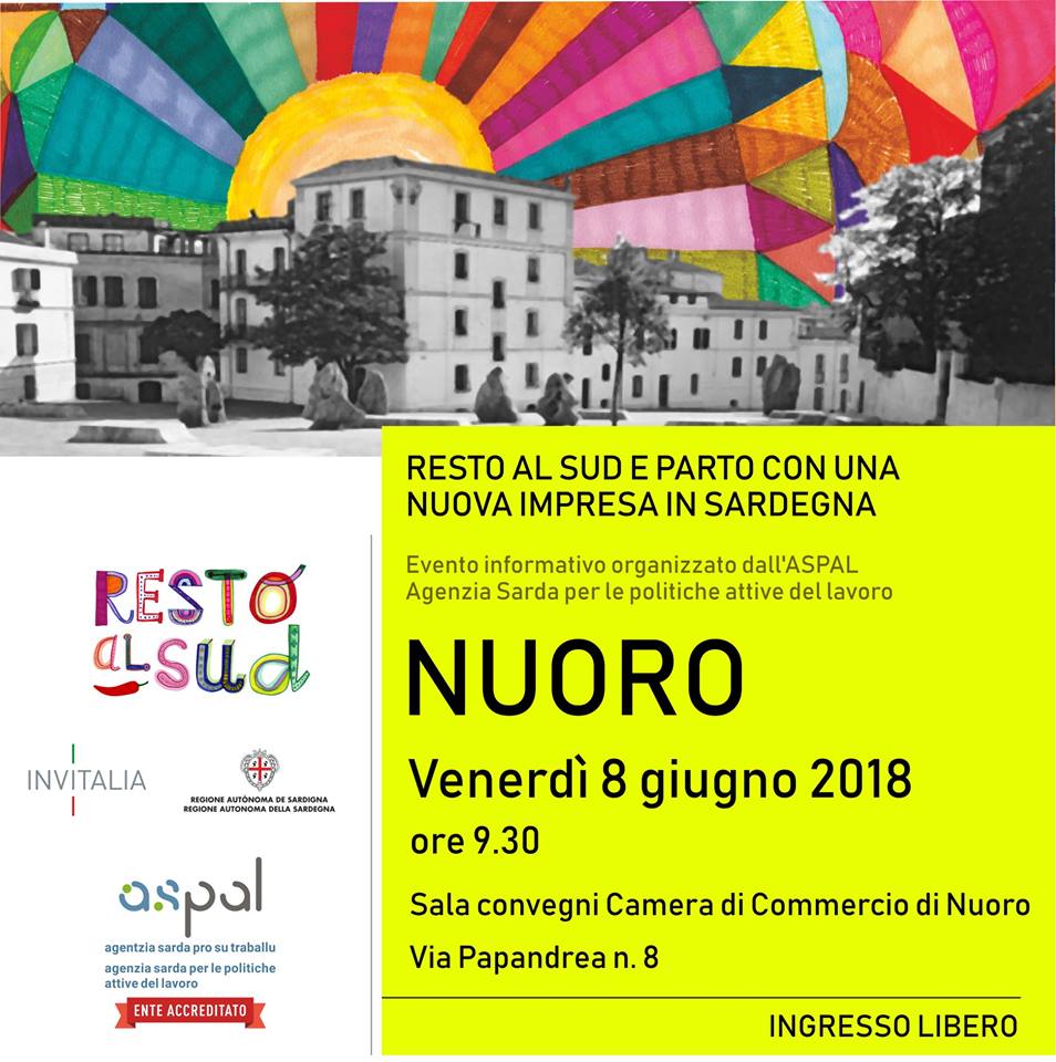 Visualizza il contenuto: Nuoro, 8 giugno 2018 | Resto al Sud