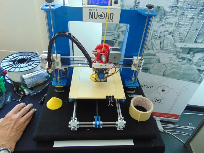 Stampante 3D autocostruita.