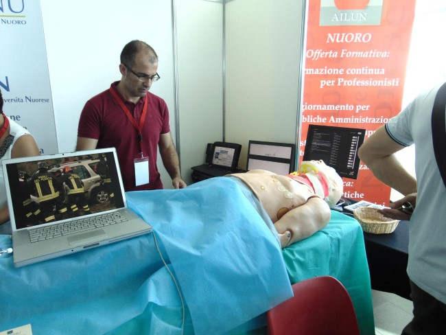 Il simulatore ad alta fedeltà per l'addestramento di squadre mediche.